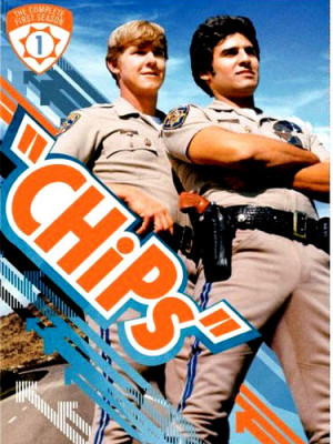 CHIPS'', TV 1978 Larry Wilcox, Eric Estrada.