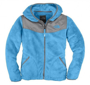 The North Face Girls' Oso Hoodie Turquoise Blue