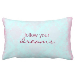Turquoise blue inspirational lumbar throw pillow
