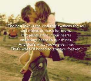 ... the best kind of love | Notebook Quotes The Best Kind Of Love