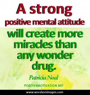 Positive mental attitude quotes