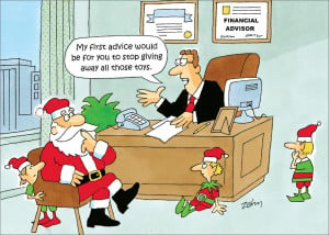 ... Occupation > Accountant > Santa's Financial Advisor Holiday Card