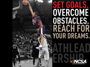 obstacles. Reach for your dreams. #motivation #sports #college #quotes ...