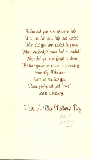 greetings card quotes grandma free mothers day for free card verses ...