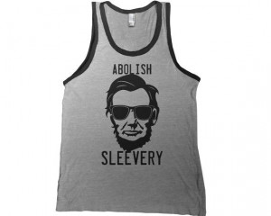 Abolish Sleevery Mens Tank Top - man muscle t shirt abe lincoln ...