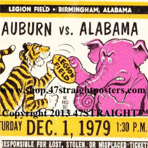 Bear Bryant's only undefeated National Title season! 1979 Auburn vs ...
