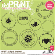 IMPRINT V.8 Quotes Stamps