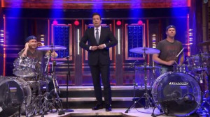 Will Ferrell And Doppelgänger Chad Smith Have Epic Drum-Off On 