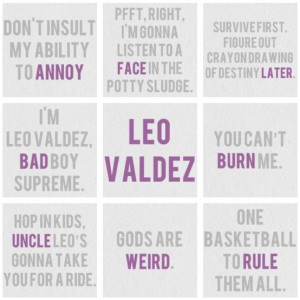 Web Site, Teamleo, Team Leo, Quotes Percy Jackson, Leo Valdez Quotes ...
