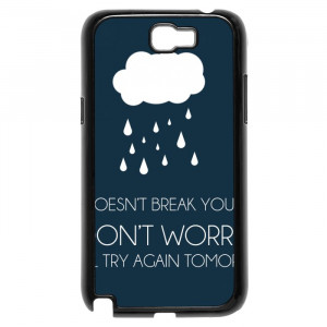 Life Motivational Quotes Galaxy Note 2 Case