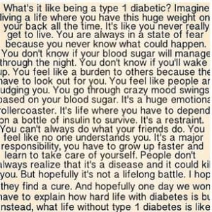Type Diabetes Quotes Image