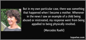 ... from being appalled to being physically revolted. - Mercedes Ruehl
