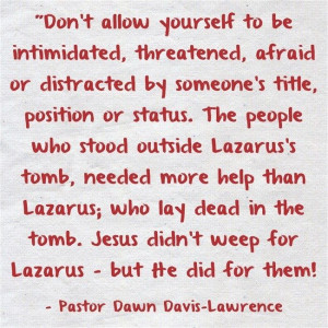 Pinned by Pastor Dawn Davis-Lawrence