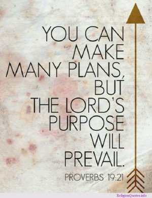 God's will prevail