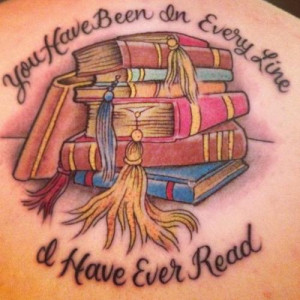 My tattoo is a quote from Great Expectations by Charles Dickens. It ...