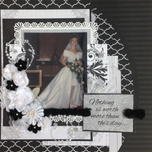 ... wedding albums the first layout was made using the wedding kit album