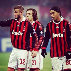 Pirlo and Ronaldinho Ac Milan: Ac Milan, Soccer Players, Andrea Pirlo ...