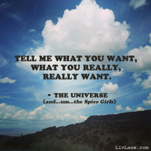 Tell me what you want....The Universe (and the #SpiceGirls) via ...