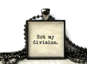 my division fandom word quote resin necklace or key chain word fandom ...