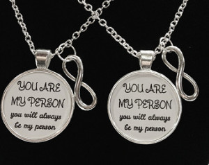 Necklaces Infinity You Are My Per son Partners In Crime Best Friend ...