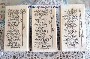 Details about Stampin Up Sidekick Sayings Christmas Grateful Happiness ...