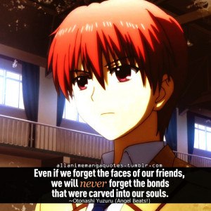 Angel Beats Sad Quotes From angel beats! and
