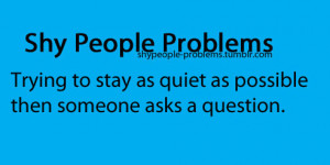 shy people problems shy people problems socially awkward social ...