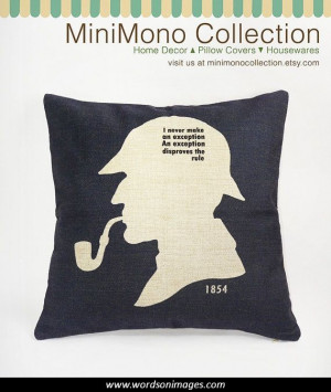 Sherlock holmes famous quotes