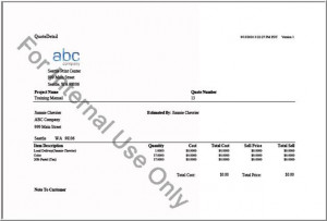 Bid Sheet link to download a PDF file, used as an internal document ...