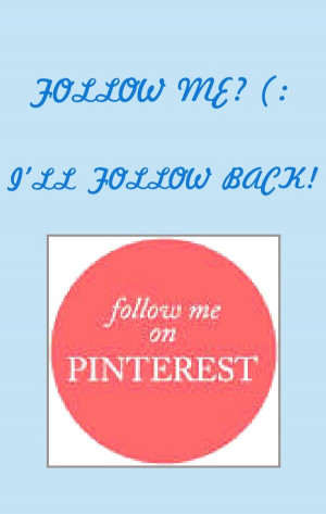 Follow me? I'll follow back. (: