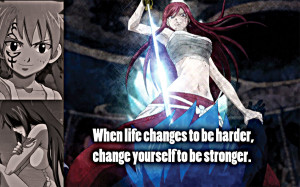 Fairy Tail Quotes Erza Fairy Tail Quotes and Erza