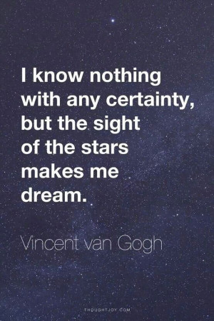 Does star gazing make you dream, too?