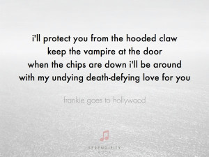 ll protect you from the hooded claw, keep the vampire at the door ...