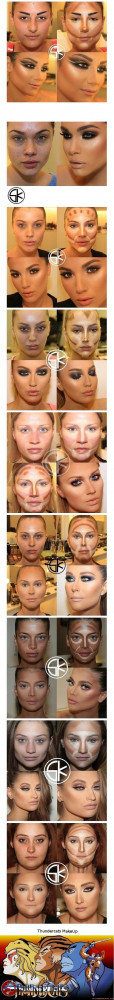 Celebs Makeup: Before and After
