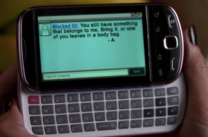From Pretty Little Liars Text Message