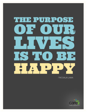 ... .comFree Poster with Happiness Quote from Dalai Lama | Care2 Healthy