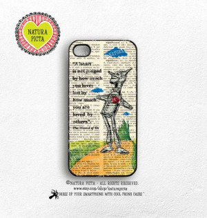... www.etsy.com/listing/172984436/tin-man-wizard-of-oz-quote-iphone-case