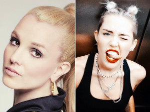 Miley Cyrus ' new song with Britney Spears 
