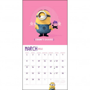 Image for Despicable Me 2015 Wall Calendar: Free Internet Wallpapers