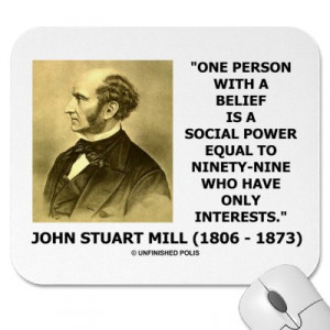 One Person With A Belief Social Power Quote