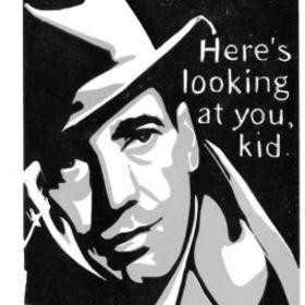Best Movie Quote : here's looking at you kid
