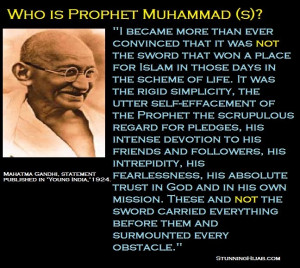Gandhi on Prophet Muhammad (PBUH)