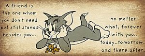 Tom and Jerry with quote by MirandaHatt