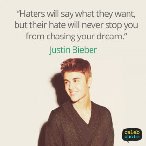 Justin Bieber Quotes Never Say