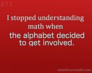 HATE math right now!