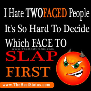 Hate TWO FACED | The Best Status