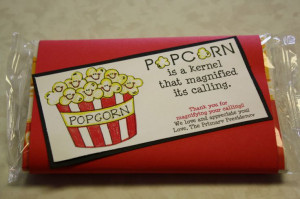 ... idea....think I would do this with homemade caramel popcorn balls