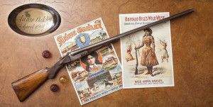 Annie Oakley's Parker shotgun on display at the NRA National Sporting ...