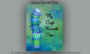 ... My cup runneth over, Inspirational quote, Word art, Wall quotes