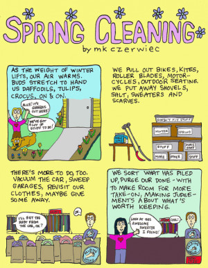 It's time for Spring Cleaning...and for a seminarian who's about to ...